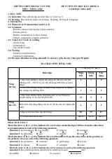 Đề cương ôn tập Học kì 1 Tiếng Anh 12 năm 2024–2025 trường THPT Hoàng Văn Thụ (Hà Nội)